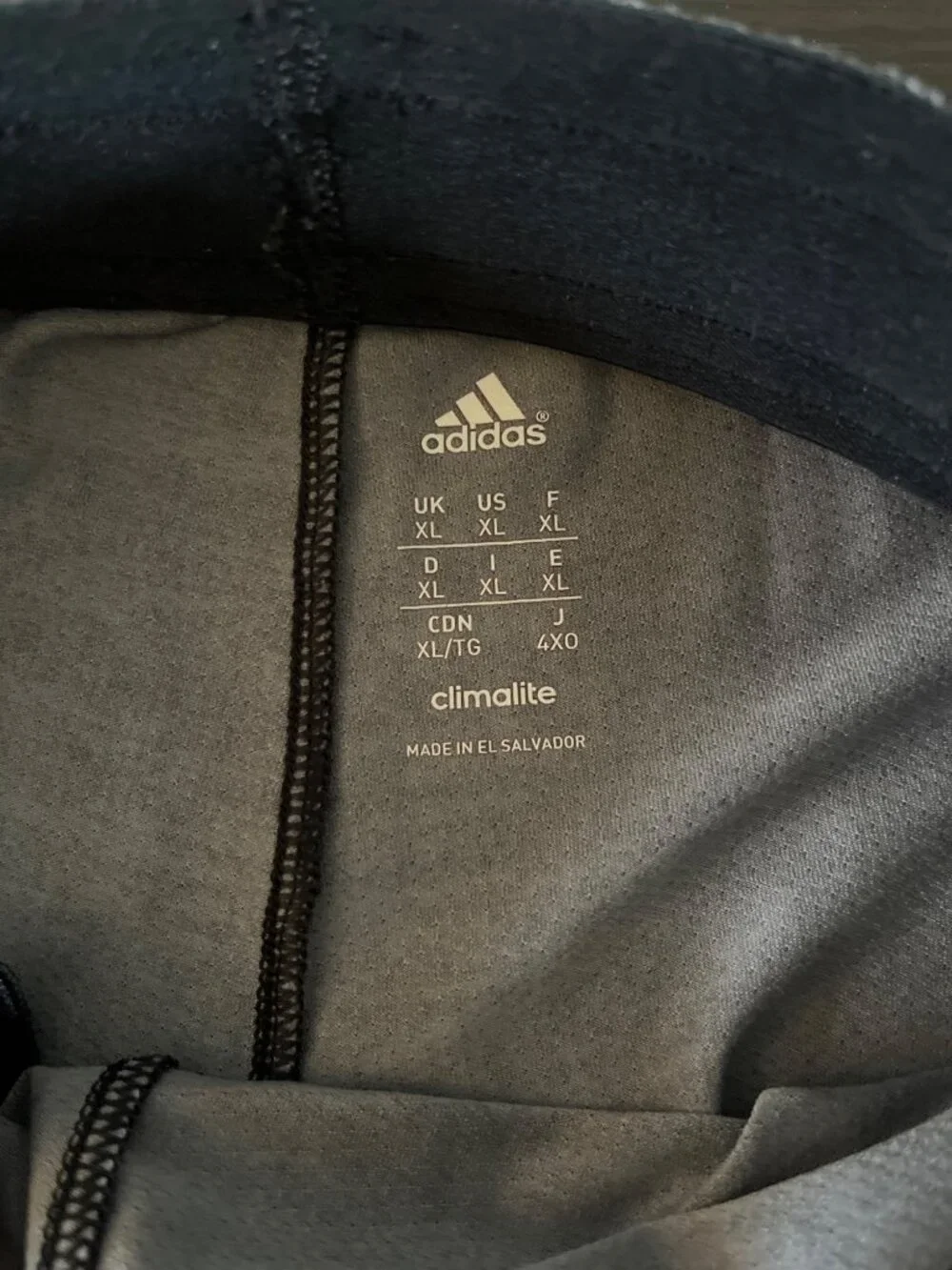 Adidas Mens XLarge Black And Gray Activewear Shorts Elastic Waist Slit Pockets